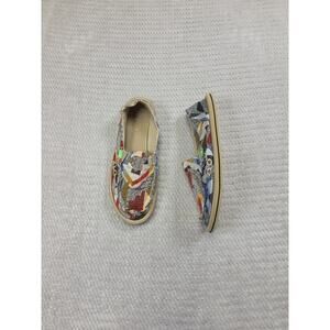 Sanuk Shoes Womens Size 8 Donna Geo Patch Multi Color Slip On Loafer